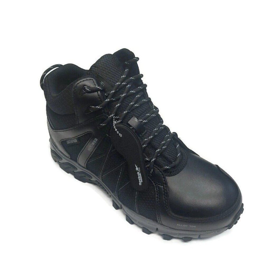 Reebok Work Mens Size 9 Trailgrip Work Waterproof Athletic Mid Cut Shoes Boots